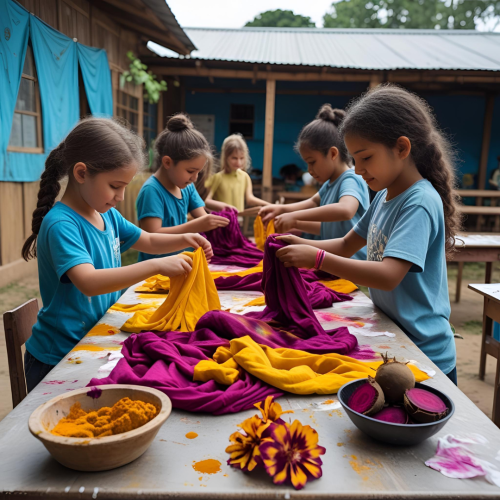 Investing in Creative Education: How Sustainable Dyeing Workshops Generate Income for Schools and Communities